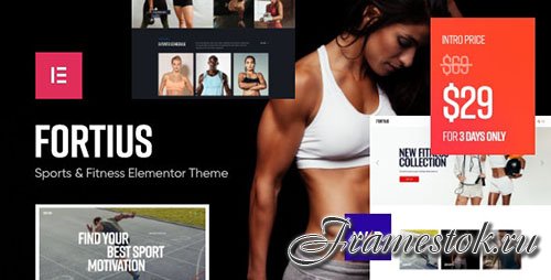 ThemeForest - Fortius v1.0 - Sports & Fitness Elementor WordPress Theme/40636733