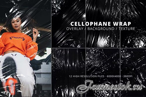 12 Cellophane Wrap Overlay Texture Beautiful Design