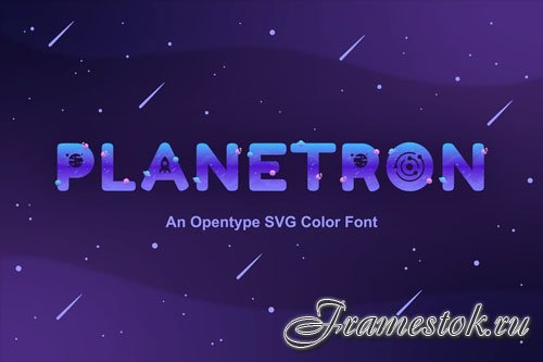 Planetron font