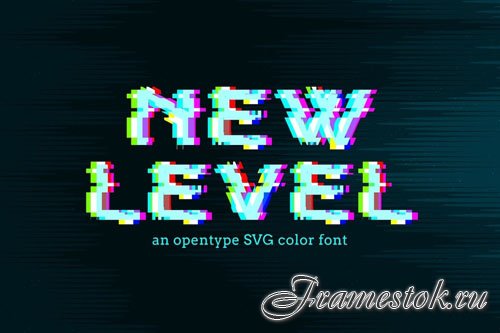 New Level font