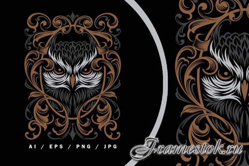 Owl Illustration Dansdesign Heraldic